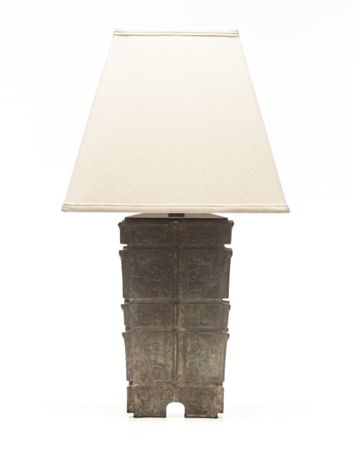 Nelson Table Lamp in Archaic Bronze | Lamps by Lawrence & Scott | Lawrence & Scott in Seattle