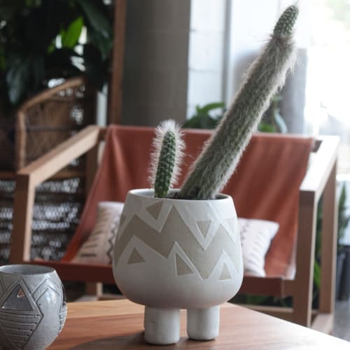 Zig Zag Planter | Vases & Vessels by Nicky Crowley | The Plant Room in Manly
