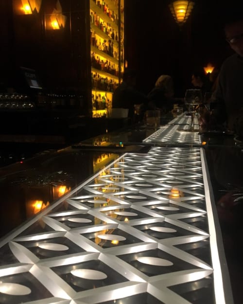 Etched Glass Bar By Philippe Starck Seen At Redwood Room