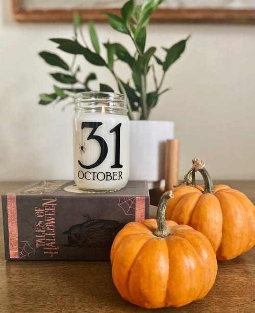 OCTOBER 31st CANDLE | Lighting by Shanti Creations Candle Company