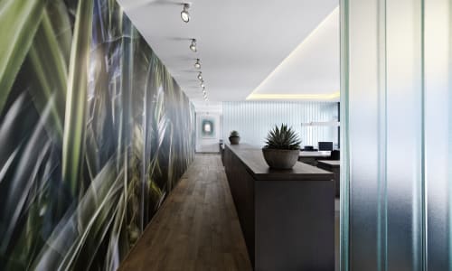 Grass Panorama at Open Office | Prints by Rica Belna | Herbert Günther Wohnbau in Kitzbühel