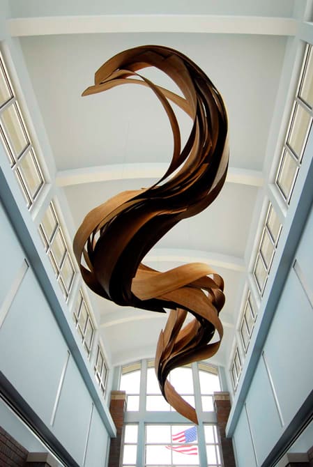 Current | Sculptures by Barbara Cooper | Avalon Branch, Chicago Public Library in Chicago