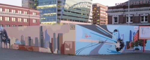 Mural | Murals by Todd K. Lown | King Street Station in Seattle