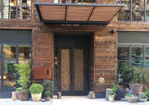 Main Entrance Door | Hardware by Charlie Baker | 1 Hotel Central Park in New York