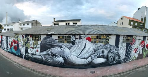 Sleeper Mural | Street Murals by Lula Goce