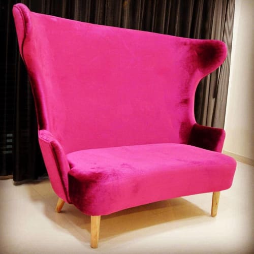 Wingback Sofa | Couches & Sofas by GreenSquares_DesignStudio