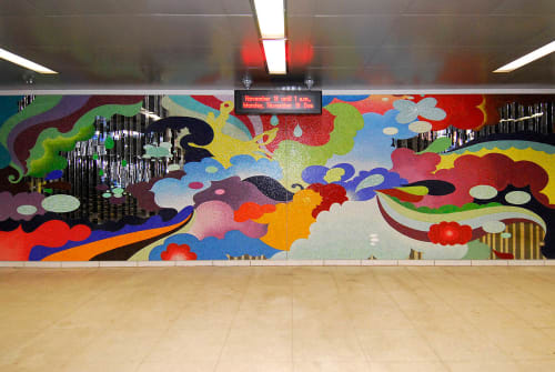 Time is the Enemy (Revisited) | Murals by Carlos Rolón/Dzine. | Sedgwick (CTA) in Chicago