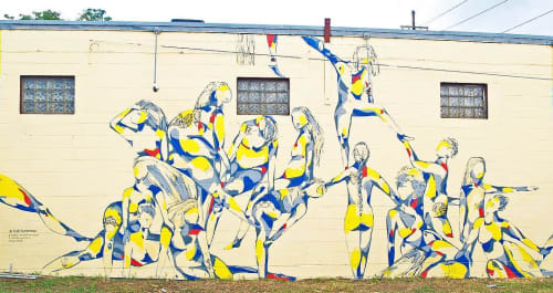 Squad Mural | Street Murals by Leah Tumerman