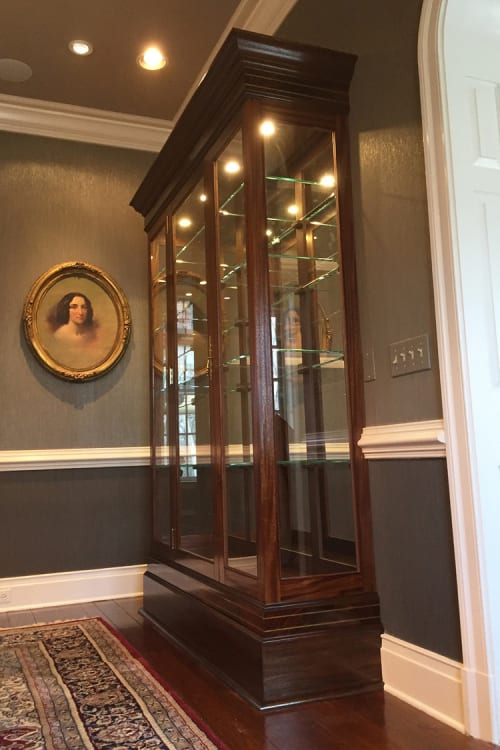Mahogany Display Case | Furniture by Snow Woodworks