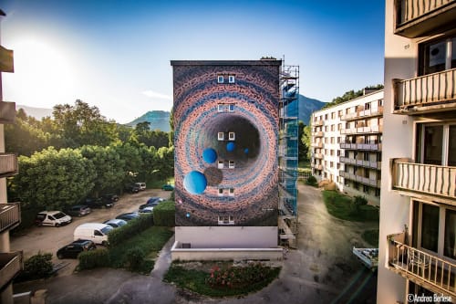 Street Art Fest Grenoble Alpes Mural | Street Murals by iZZY iZVNE