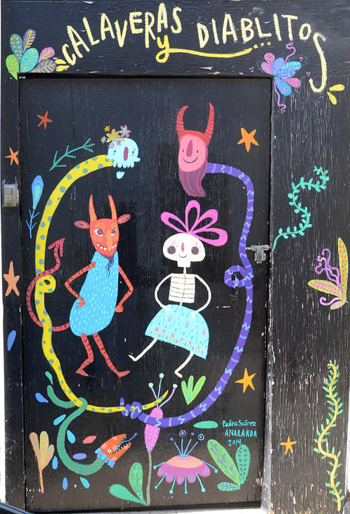 Calaveras y Diablitos | Street Murals by Paulina Suarez | Lucky Street in San Francisco