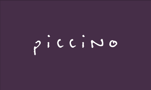Piccino Logo | Signage by MYINT | Piccino in San Francisco