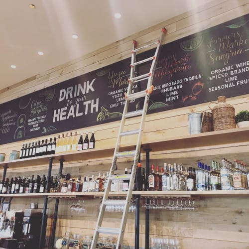 Chalkboard Lettering Art | Art & Wall Decor by lauren | letra design studio | True Food Kitchen in Chicago