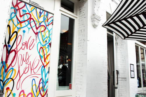 Mural Lovewall Outside By Jgoldcrown Seen At Seamore S New York Wescover