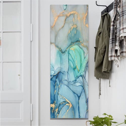 Blue Marble Wall Art | Paintings by Debby Neal Arts
