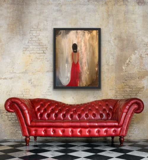 Walking to Freedom | Oil And Acrylic Painting in Paintings by Jill Perla Art