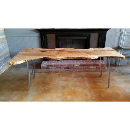 Burl Slab Desk | Tables by Wane + Flitch