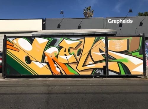 CRAOLA | Street Murals by Greg "CRAOLA" Simkins | Graphaids Art Supply, Culver City in Culver City