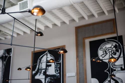 Custom Decorative Lighting | Lighting by Thomas Schoos | Norah in West Hollywood