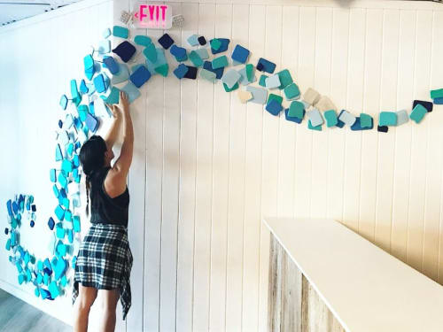 Contemporary Artwork | Wall Hangings by Ari Robinson | Nikki Beach Miami in Miami Beach