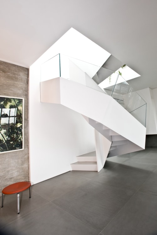 Geometric Staircase | Sculptures by Amuneal