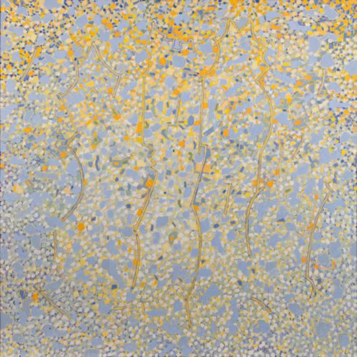 The Great Transparents | Paintings by Lee Mullican | San Francisco International Airport in San Francisco