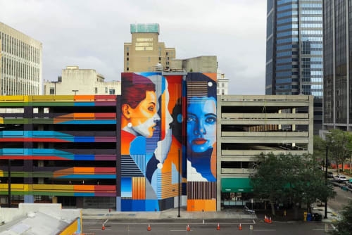 LA VERDAD NO TIENE FORMA (the truth doesn’t have shape) | Street Murals by Dourone | Jacksonville, FL in Jacksonville