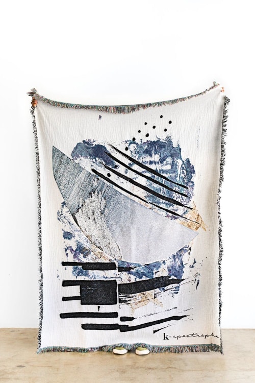 “Marea” Throw Blanket | Linens & Bedding by k-apostrophe