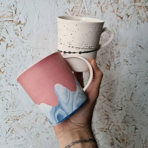 Mountain-basic (L) | Cups by BasicartPorcelain