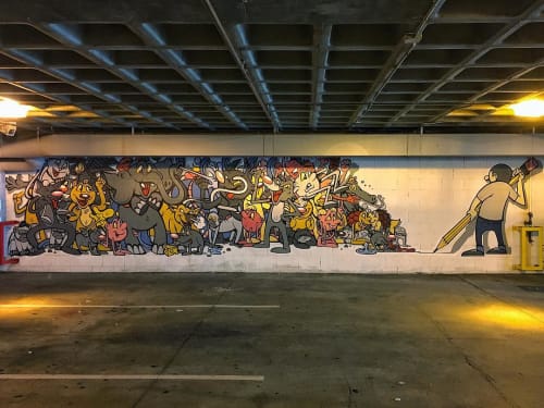 Mural | Murals by Sébastien Walker | Blick Art Materials in Los Angeles