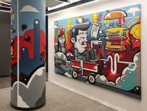Fast Food | Murals by Anthony Lewellen | We Are Unlimited in Chicago