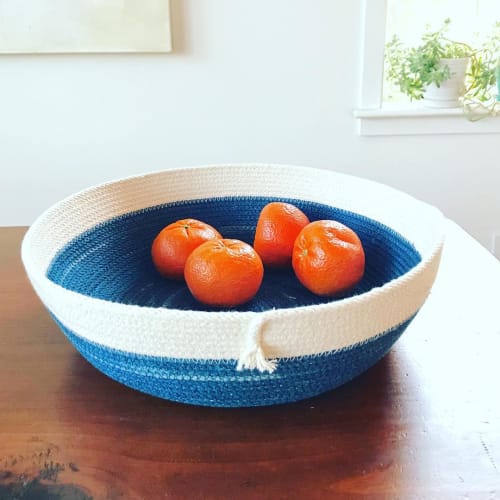 Fruit Basket | Vases & Vessels by Hey Blue Handmade