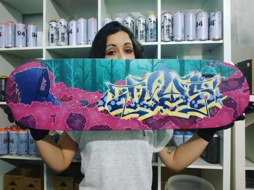 Skateboard | Paintings by Savage Joys | Valencia in Valencia