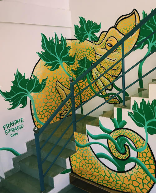 Chameleon Mural | Murals by Frankie Strand