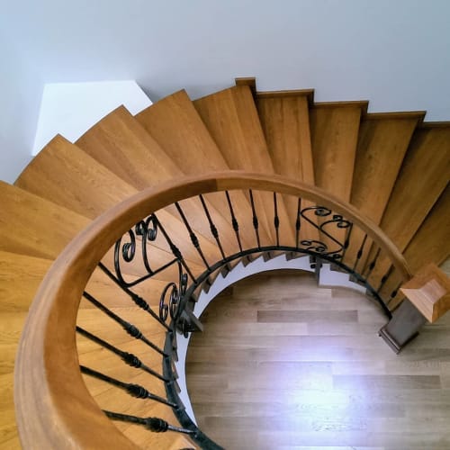 Handrail and Spiral Staircase | Furniture by Bogdan Petru