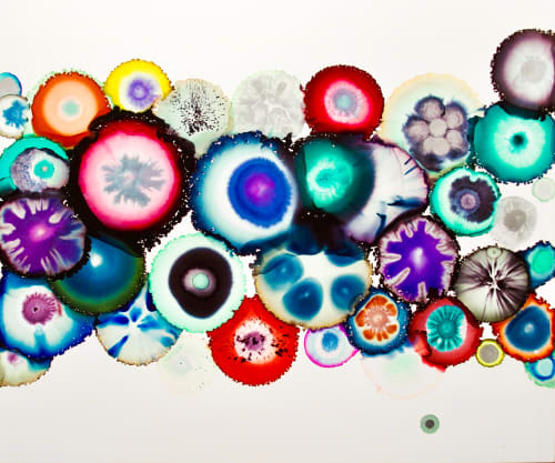 Stepping Stones | Paintings by Laura Van Horne Art | SAM Gallery in Seattle