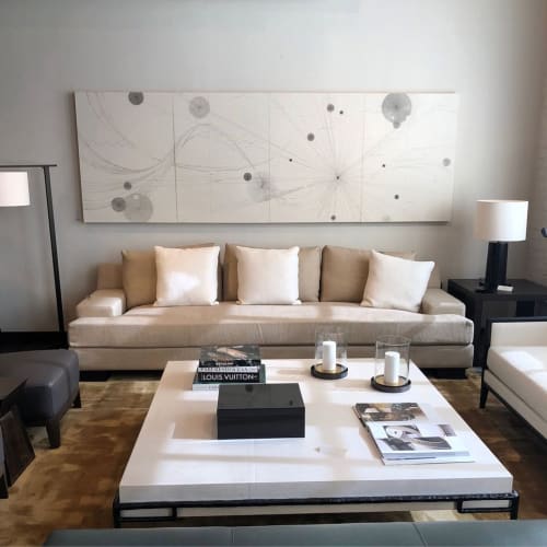 “Hum” Multi-Panel Pieces | Wall Hangings by Jenifer Kent | De Sousa Hughes LLC in San Francisco