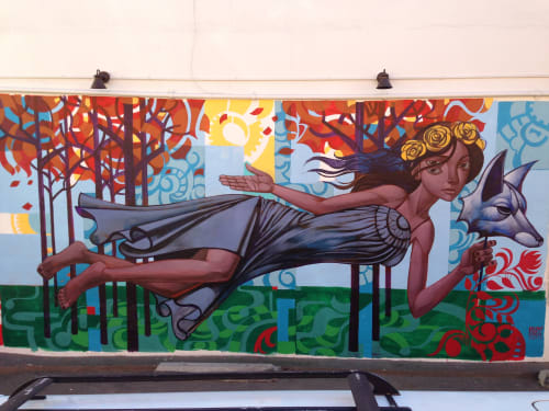 Spirit Animal 2013 | Murals by John Park | Running Goose - Hollywood, CA in Los Angeles