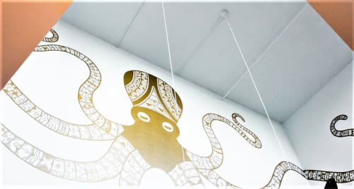 Mural | Murals by Chris Zidek | Little Octopus in Nashville