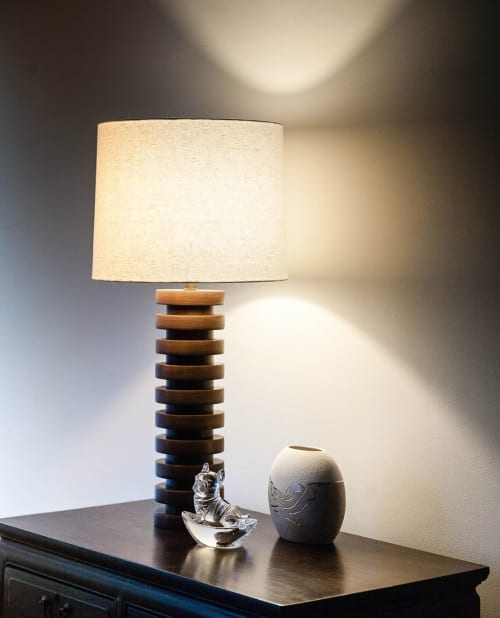 Malmo Table Lamp (Walnut) | Lamps by Lawrence & Scott | Lawrence & Scott in Seattle