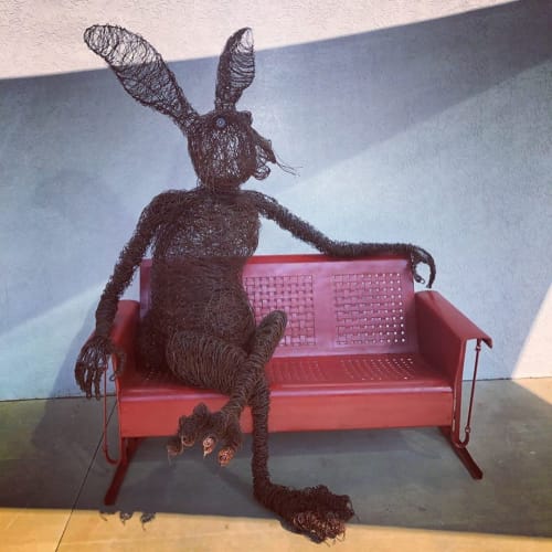 Rabbit Sculpture | Public Sculptures by Josh Brooke Coté