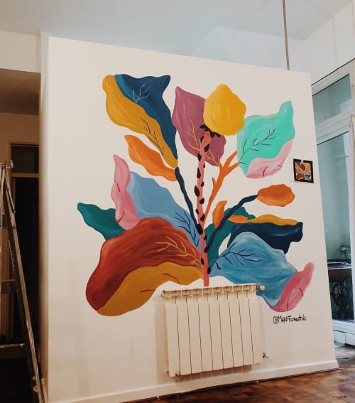 Plant Mural | Murals by Marti Fiorentino