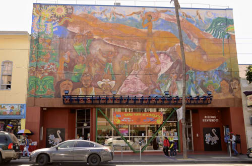 Mission Cultural Center Mural | Murals by Carlos Loarca | Mission Cultural Center for Latino Arts in San Francisco