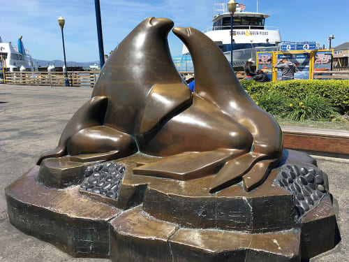 Guardians of the Gate | Sculptures by Miles Metzger | Pier 39 in San Francisco