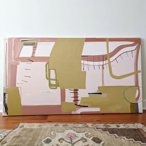 Tell Me More | Oil And Acrylic Painting in Paintings by Anne Abueva Studio