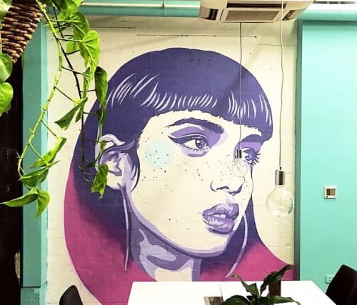 Murals | Murals by Emily Vanderlism | One Roof Coworking and Event Space in Southbank