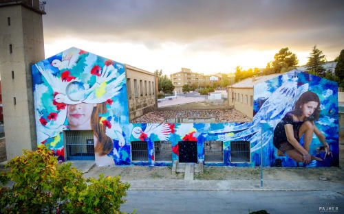 Ego | Street Murals by Bifido | Saint Raphael Church in Buñol