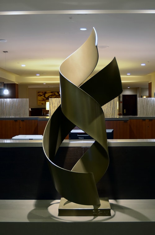 Double Entendre | Sculptures by Bruce Gray Sculpture | DoubleTree by Hilton Hotel San Francisco Airport in Burlingame