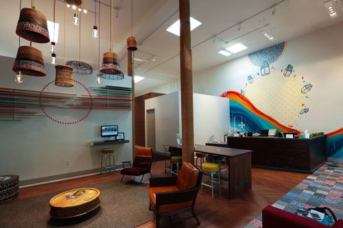 Waiting Room Mural & Sculpture | Murals by VESL | One Medical Group in San Francisco