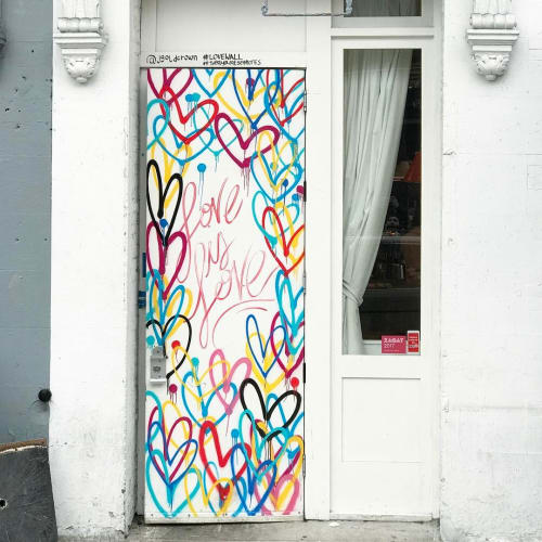 Mural Lovewall Outside By Jgoldcrown Seen At Seamore S New York Wescover